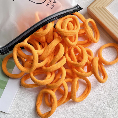 30/50PCS/Set Žene Djevojke Osnovne gumice za kosu Jednostavne jednobojne elastične trake za glavu Užad za kosu Vezice Dodaci za kosu Držač za rep