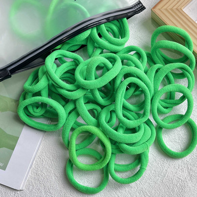 30/50PCS/Set Žene Djevojke Osnovne gumice za kosu Jednostavne jednobojne elastične trake za glavu Užad za kosu Vezice Dodaci za kosu Držač za rep