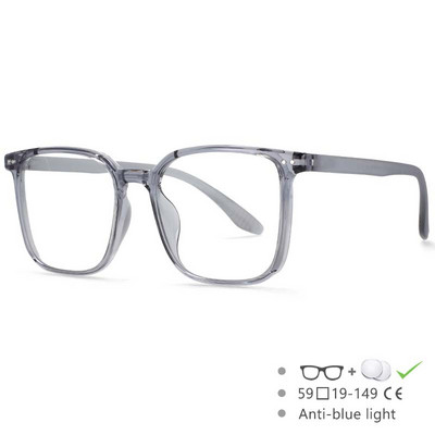 53304 Retro veliki okvir Muški okviri za naočale protiv plave svjetlosti Optički ženski okviri TR90 Modne računalne naočale