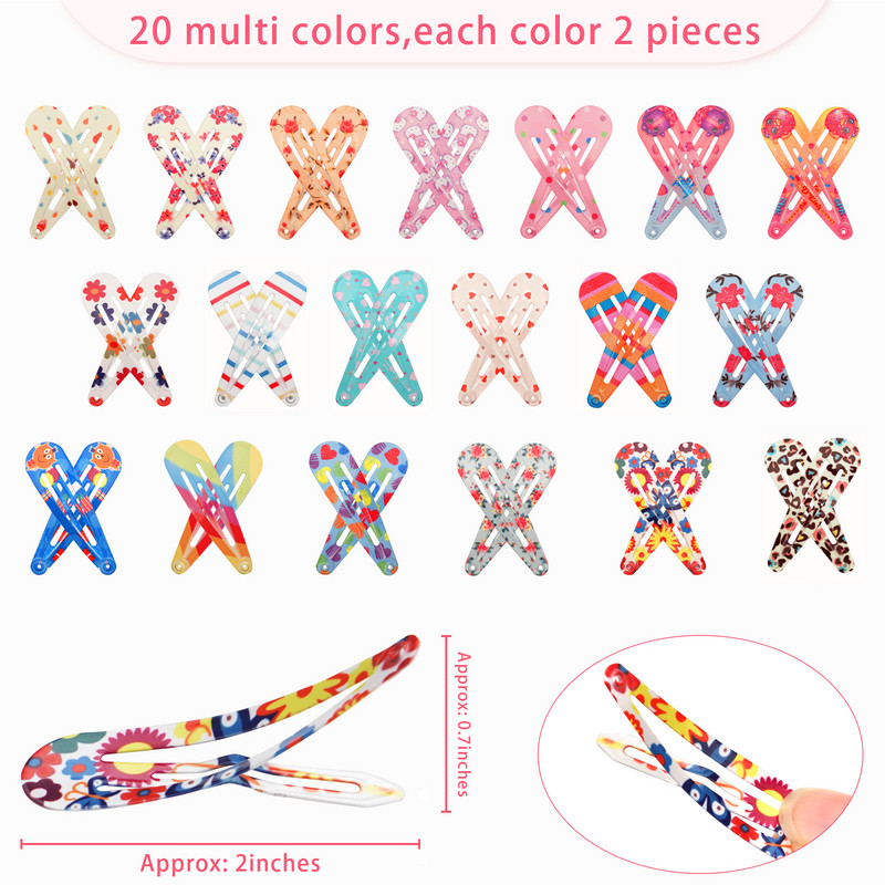 20/40 kom Žene, Djevojke, Ukosnice Ukosnice Ukosnice Slid Clip Modni dodaci za kosu darovi veleprodaja