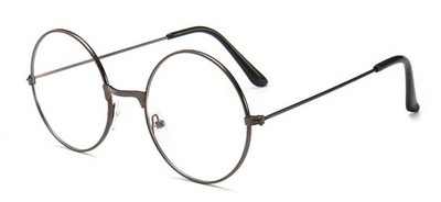 Vintage anti-plava svjetlost koja blokira UV zaštitu Muškarci Žene Okrugle metalne obične naočale za unutarnje računalo Oculer okvir za naočale Tmall