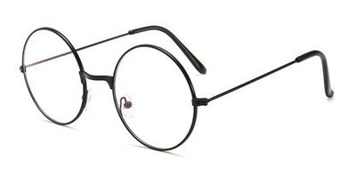 Vintage anti-plava svjetlost koja blokira UV zaštitu Muškarci Žene Okrugle metalne obične naočale za unutarnje računalo Oculer okvir za naočale Tmall