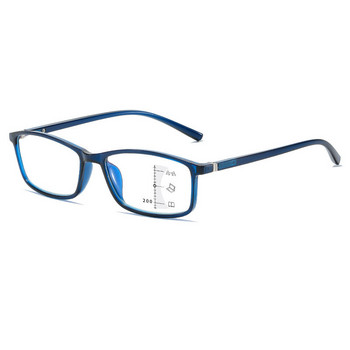 Zilead +1+1.5...+4 Прогресивни мултифокални очила за четене Ултралеки анти-синя светлина Пресбиопия Очила Жени Мъже Унисекс очила