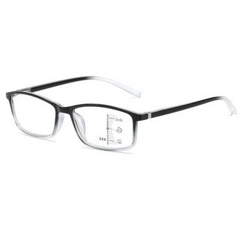 Zilead +1+1.5...+4 Прогресивни мултифокални очила за четене Ултралеки анти-синя светлина Пресбиопия Очила Жени Мъже Унисекс очила