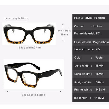 Long Keeper Мъже Жени Square Eye PC Glasses Frames Унисекс Оптични очила PC Eyewears Men Computer Clear Len Eyewears #AM6885