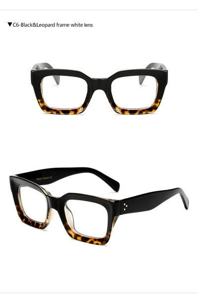 Long Keeper Мъже Жени Square Eye PC Glasses Frames Унисекс Оптични очила PC Eyewears Men Computer Clear Len Eyewears #AM6885