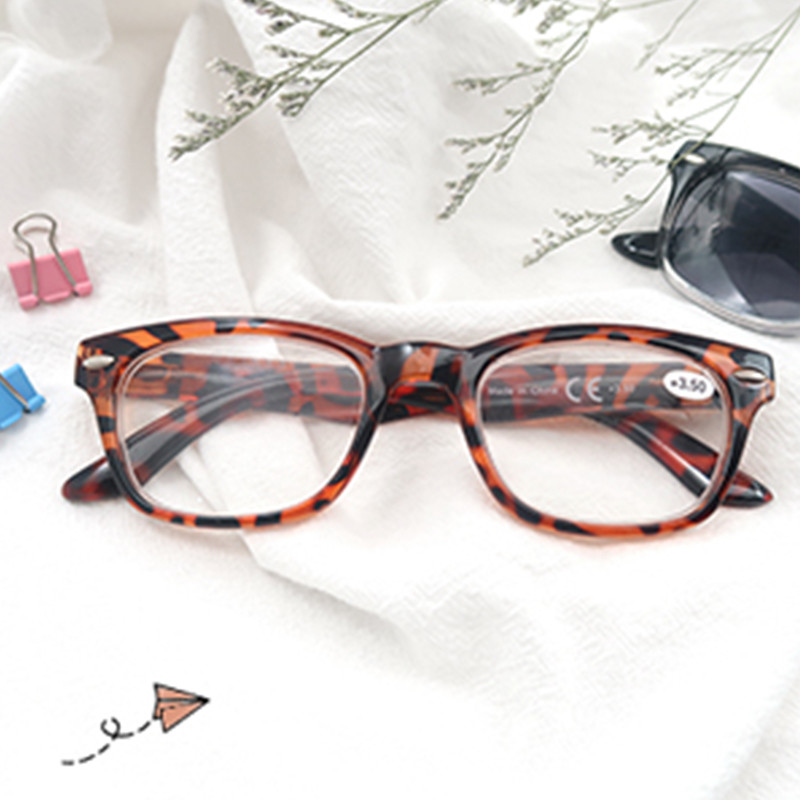 Naočale za čitanje za muškarce Sun Readers Comfort Spring Hinge Square Frame Readers za žene Tortoise Black +1.0+1.5+2.0+2.5+3.0+1.75
