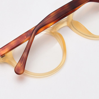 Peekaboo ρετρό στρογγυλά γυαλιά σκελετός γυναικείο κορεατικό στυλ tr90 οπτικά γυαλιά ανδρός καθαρός φακός οξικός γκρι υψηλής ποιότητας unisex