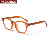 Peekaboo TR90 optički okvir za naočale za muškarce, plavo svjetlo, retro kvadratne naočale za žene, visokokvalitetni korejski stil od acetata