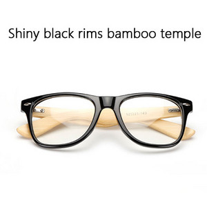 Ralferty Vintage retro okvir za naočale s zakovicama Muškarci Ženski drveni bambusov okvir za dioptrijske optičke naočale s prozirnim lećama