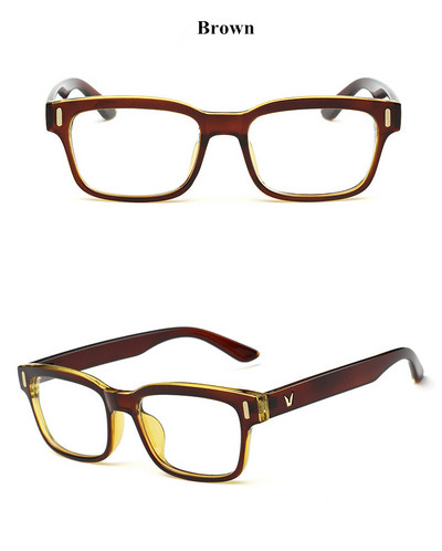 VWKTUUN akinių rėmeliai moterims Optiniai akiniai trumparegystės rėmeliai vyrams V logotipas paprastas stiklas spalvotas rėmelis oculos Gafas de sol