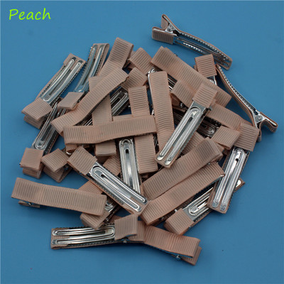 20 kom/lot 50 mm Grosgrain vrpce obložene aligator štipaljkama za kosu s dvostrukim zupcima za mašne za kosu Cvjetni obrt DIY dodaci