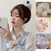 Pliušinis mielas storosios žarnos plaukų žiedas mergaičių lankelis elastinė guminė juosta plaukų juosta plaukų aksesuarai mergaičių arklio uodegos laikikliai