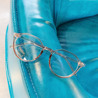 YOOSKE vintage polügoonprillid meestele naiste läbipaistvad prillid raamid väikesed optilised prillid võltsprillid