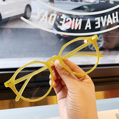 YOOSKE vintage polügoonprillid meestele naiste läbipaistvad prillid raamid väikesed optilised prillid võltsprillid