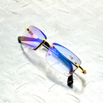 Медицински силиконови подложки за нос с покритие от титаниева сплав, 15 слоя, противоплъзгащи очила без рамки за четене +0,75 +1 +1,25 до +4
