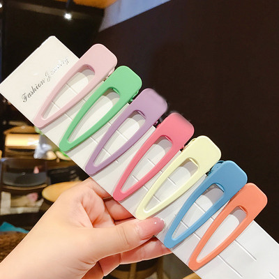 Nasumična ukosnica za korejsku jednostavnu Bb kopču sa šiškama Pokrivalo za kosu za slatku djevojku Set metalnih kandži za kosu Ženske hvataljke za kosu