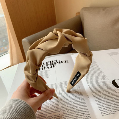 Nauji moteriški elegantiški galvos apdangalai, madingi Paprastos asmenybės galvos apdangalai Mergaičių plačiabryliai galvos apdangalai Plaukų aksesuarai