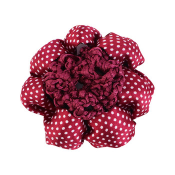 Нова детска сатенена мрежа за коса Girls Bun Cover Snood Sleep Ballet Dance Skating Crochet Decor Gift Прическа Мрежи за коса Аксесоари за коса