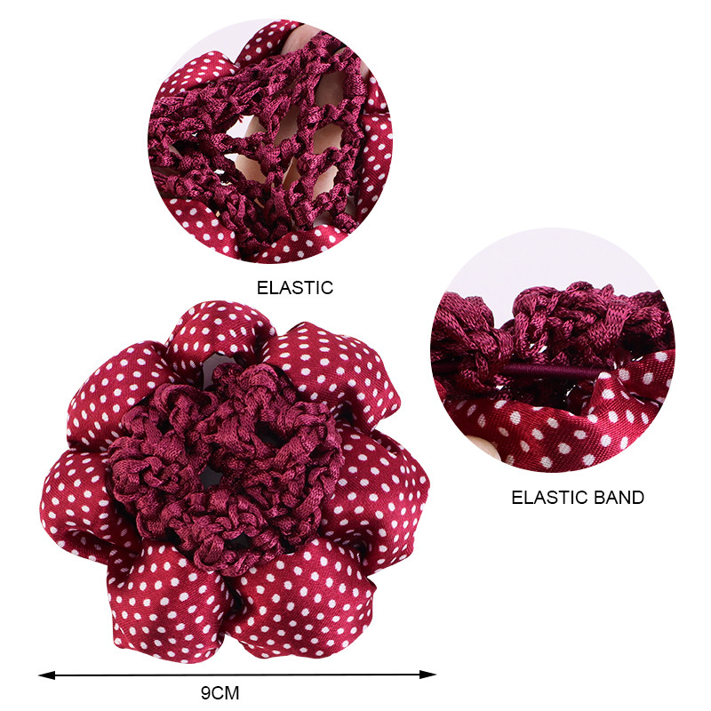 Nova dječja satenska mrežica za kosu Pokrivalo za punđu Snood Spavanje Balet Ples Klizanje Heklani ukrasi Poklon Frizura Mrežice za kosu Dodaci za kosu