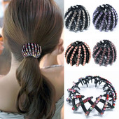 Naiste kivist juukseklamber küünis linnupesa hobusesaba hoidja juuksenõelaga pulmapidu