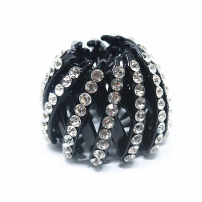 Naiste kivist juukseklamber küünis linnupesa hobusesaba hoidja juuksenõelaga pulmapidu