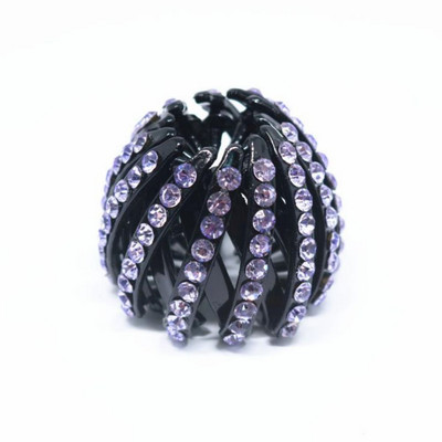 Naiste kivist juukseklamber küünis linnupesa hobusesaba hoidja juuksenõelaga pulmapidu