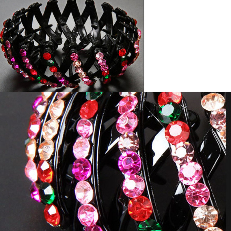 Naiste kivist juukseklamber küünis linnupesa hobusesaba hoidja juuksenõelaga pulmapidu