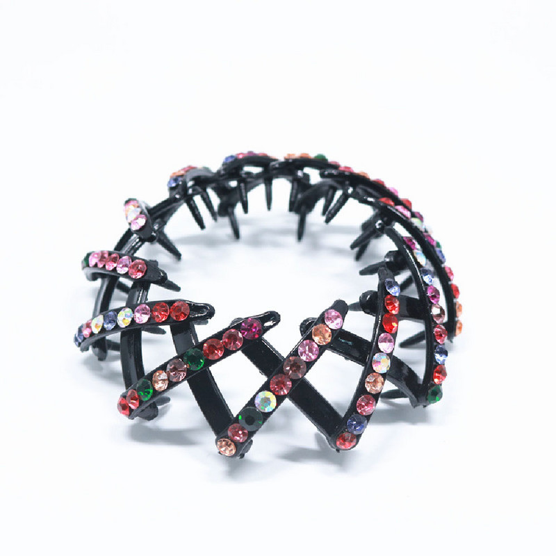 Naiste kivist juukseklamber küünis linnupesa hobusesaba hoidja juuksenõelaga pulmapidu