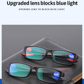 Naočale za čitanje protiv plavog svjetla za žene TR90 okvir Naočale za dalekovidnost Poslovne muške naočale za dalekovidnost +1,0 1,5 2,0 2,5 4