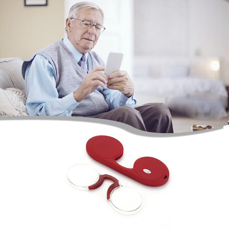 2021. gada pārnēsājamas, ērtas, mīkstas silikona sprādzes deguna brilles, atslēgu piekariņi, vīriešu un sieviešu lasīšanas brilles no +1,0 līdz +3,0