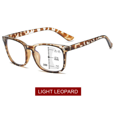 YOOSKE Modne multifokalne progresivne naočale za čitanje Muške četvrtaste plave svjetlosti Računalne naočale Ženske dioptrije protiv odsjaja UV400