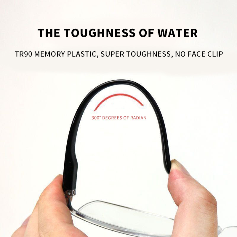 Anti-Blu-Ray lugemisprillid Ülimalt kerged pooläärtega prillid Meeste ja Naiste Retro-retseptiprillid +100 kuni +400