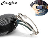 PANDER Mini sklopive preklopne naočale za čitanje s kućištem Visokokvalitetne muške ženske naočale s povećalom za prozbiopiju 1.0 2.5 1.5