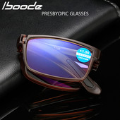 iboode sklopive naočale za čitanje muškarci žene anti-blue Ray Hyperopia sklopive retro naočale dioptrija +1.0 1.5 2.0 2.5 3.0 3.5 4.0
