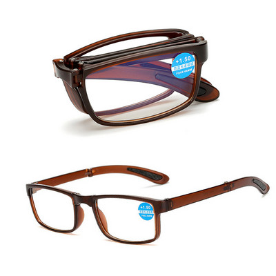 iboode sklopive naočale za čitanje muškarci žene anti-blue Ray Hyperopia sklopive retro naočale dioptrija +1.0 1.5 2.0 2.5 3.0 3.5 4.0