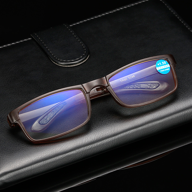 iboode sklopive naočale za čitanje muškarci žene anti-blue Ray Hyperopia sklopive retro naočale dioptrija +1.0 1.5 2.0 2.5 3.0 3.5 4.0