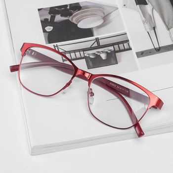Горещи разпродажби Очила за четене против синя светлина Дамски мъжки модни ретро метални рамки Пресбиопични лещи Очила против умора +1,0 +4,0