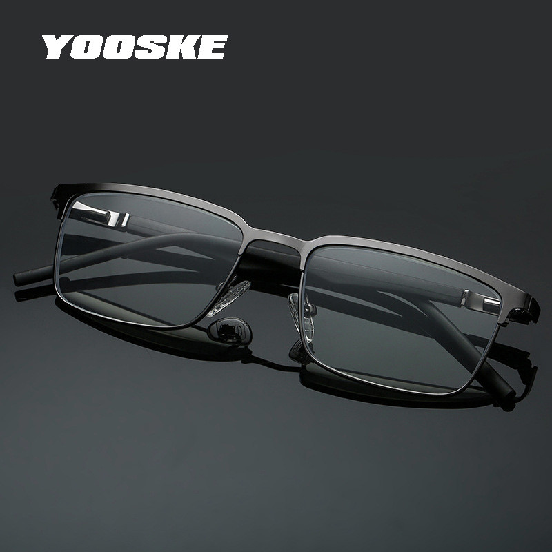 2022. Naočale za čitanje koje blokiraju plavo svjetlo Muške poslovne naočale od nehrđajućeg čelika Muške naočale s dioptrijskom lećom za dalekovidnost