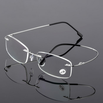 Elbru Ανδρικά Γυναικεία Γυαλιά Ανάγνωσης Αντί Μπλε Φως Υπερελαφρύ Μνήμη Τιτανίου Πρεσβυωπικά Γυαλιά Γυαλιά Διόπτρας+1.0+4.0