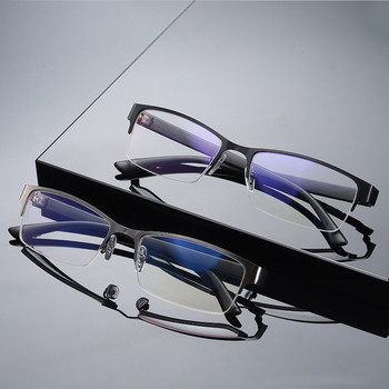 3 цвята Модни метални бизнес очила за четене Жени Жени Vintage HD очила с рецепта Гъвкави очила за пресбиопия