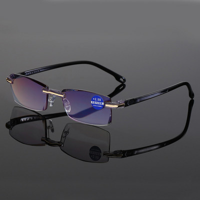 Γυαλιά διόπτρας Rimless Unisex Γυαλιά ανάγνωσης Classic Ανδρικά Γυναικεία Anti Blue Light Συνταγογραφούμενα γυαλιά οράσεως Γυαλιά Presbyopia