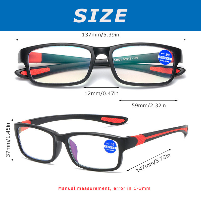 CRIXALIS četvrtaste naočale za čitanje za muškarce Naočale koje blokiraju plavo svjetlo Ženske naočale za računala Muški optički okvir za naočale UV400