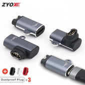 Type C/Micro USB/iOS Преносим адаптер за зареждане за Garmin Fenix 7 7S 7X 6 6S 6X 5 5S 5X Venu 2 2S Преобразувател на зарядно за интелигентен часовник