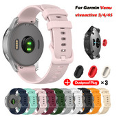 Kellarihm Garmin Venu Vivoactive 3 silikoonist randmepael Garmin Vivoactive 4S 4 Forerunner 245 jaoks koos tolmukindla pistikuga