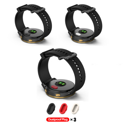 Kellarihm Garmin Venu Vivoactive 3 silikoonist randmepael Garmin Vivoactive 4S 4 Forerunner 245 jaoks koos tolmukindla pistikuga