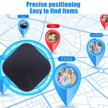Мини GPS тракер Мобилен Bluetooth Безжичен локатор Търсачка за проследяване на ключове за домашни любимци Детска чанта Портфейл Висяща висулка Електронен локатор
