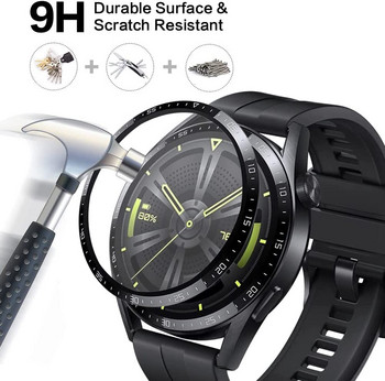 Защитно покритие за екран за Huawei Watch GT 3 2 GT3 GT2 Pro 42 мм 46 мм Смарт часовник Аксесоари от меко стъклено извито защитно фолио
