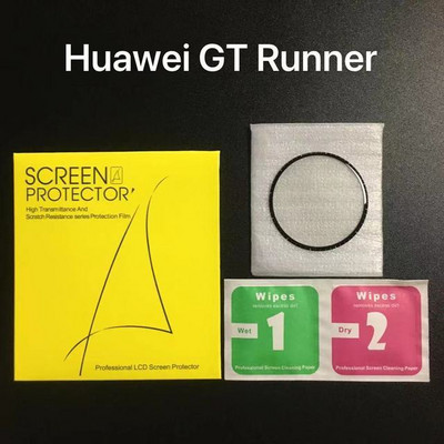 Ekraanikaitse kate Huawei kella GT 3 2 GT3 GT2 Pro 42 mm 46 mm nutikella jaoks Pehmest klaasist kumerad kaitsekile tarvikud