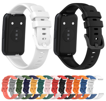Силиконова каишка за Huawei Watch Band 7 Аксесоари за каишка Смарт резервна каишка за часовник Wristband correa гривна за Huawei Band 7